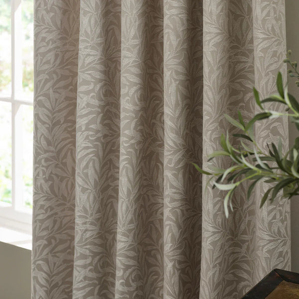 WILLOW BOUGH PENCIL PLEAT CURTAINS LINEN by Morris & Co