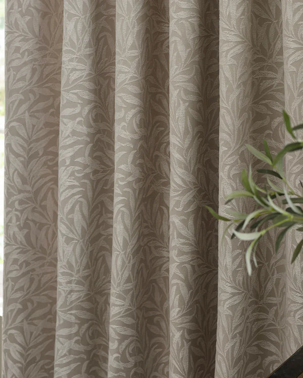 WILLOW BOUGH PENCIL PLEAT CURTAINS LINEN by Morris & Co