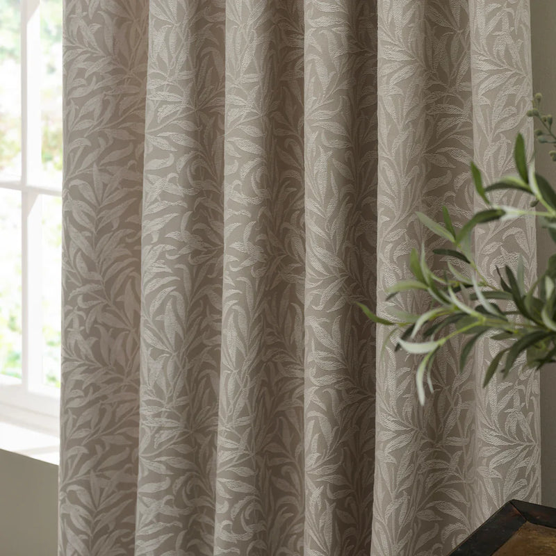 WILLOW BOUGH PENCIL PLEAT CURTAINS LINEN by Morris & Co