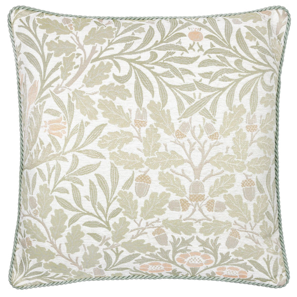 Morris & Co Acorn Multi Jacquard Cushion Stone/Sage