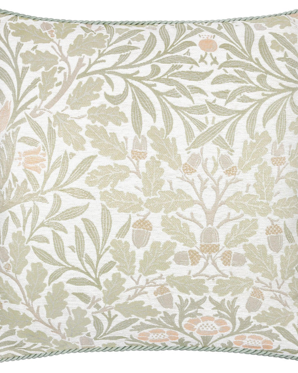 Morris & Co Acorn Multi Jacquard Cushion Stone/Sage