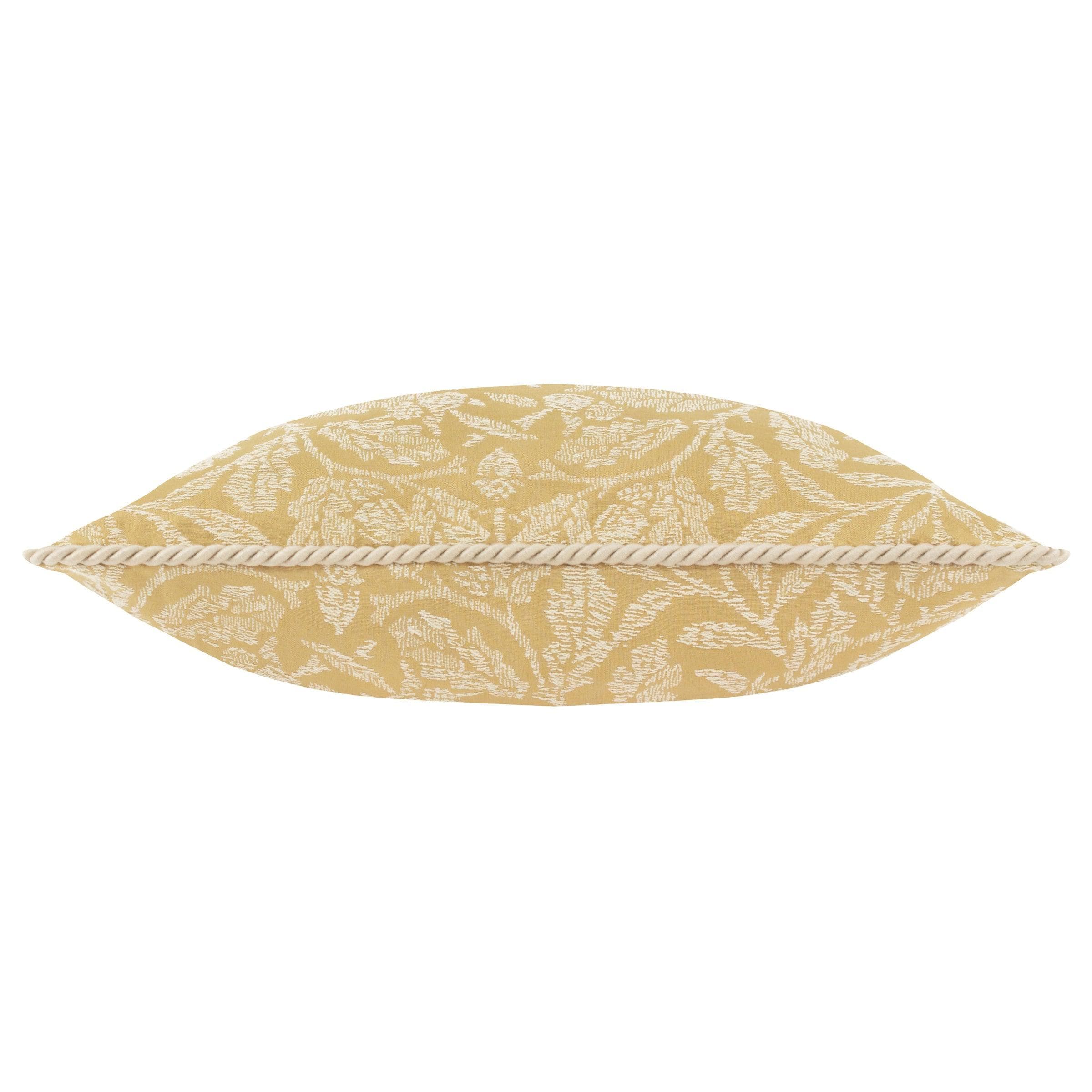 Morris & Co (Riva Home) Morris & Co Cushions Morris & Co Acorn Tonal Jacquard Cushion in Gold