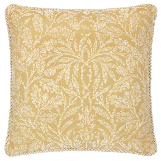 Morris & Co (Riva Home) Morris & Co Cushions Morris & Co Acorn Tonal Jacquard Cushion in Gold