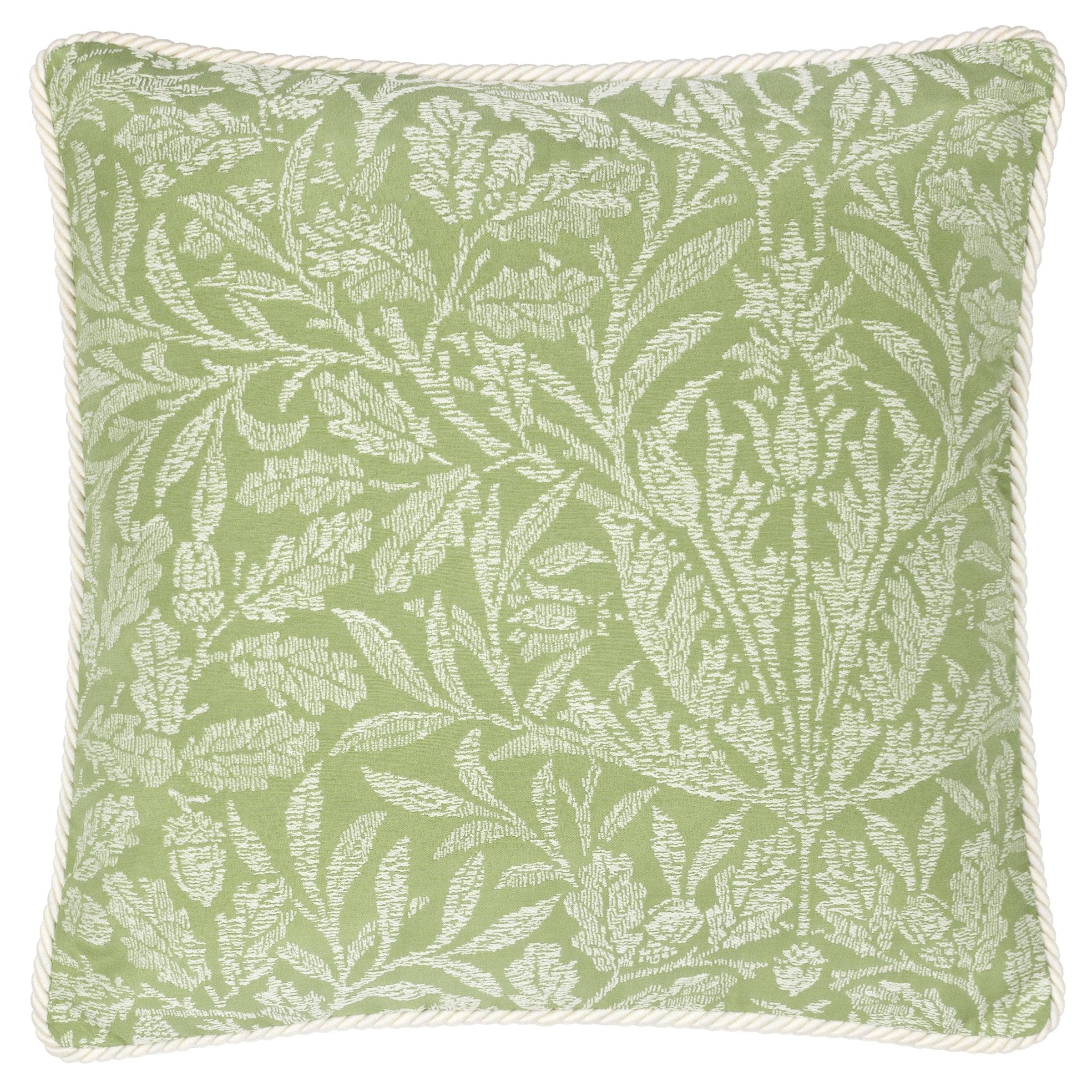 Morris & Co (Riva Home) Morris & Co Cushions Morris & Co Acorn Tonal Jacquard Cushion in Sage