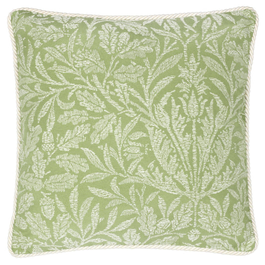 Morris & Co (Riva Home) Morris & Co Cushions Morris & Co Acorn Tonal Jacquard Cushion in Sage