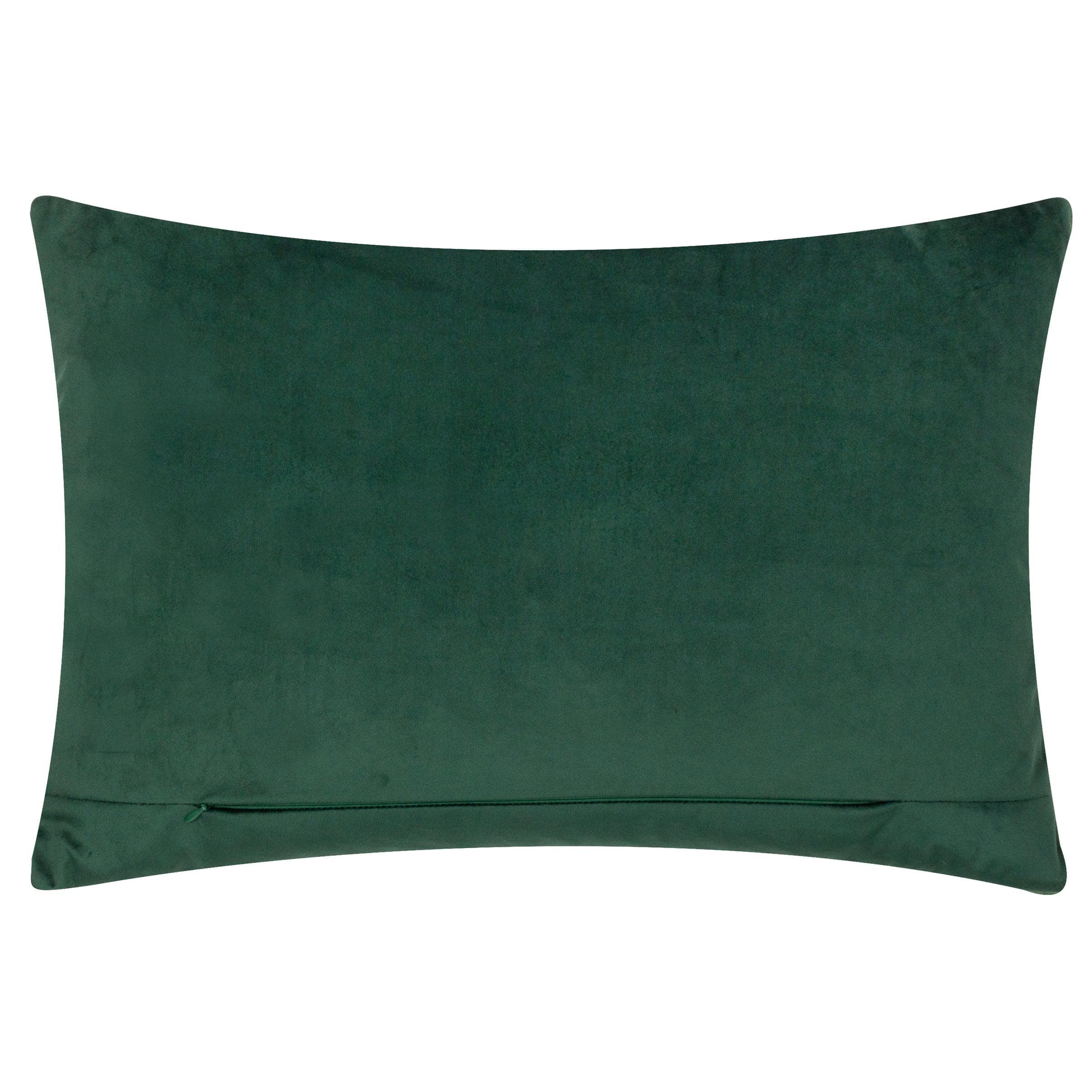 Morris & Co (Riva Home) Morris & Co Cushions Morris & Co Brook Embroidered Cushion Forest in Green