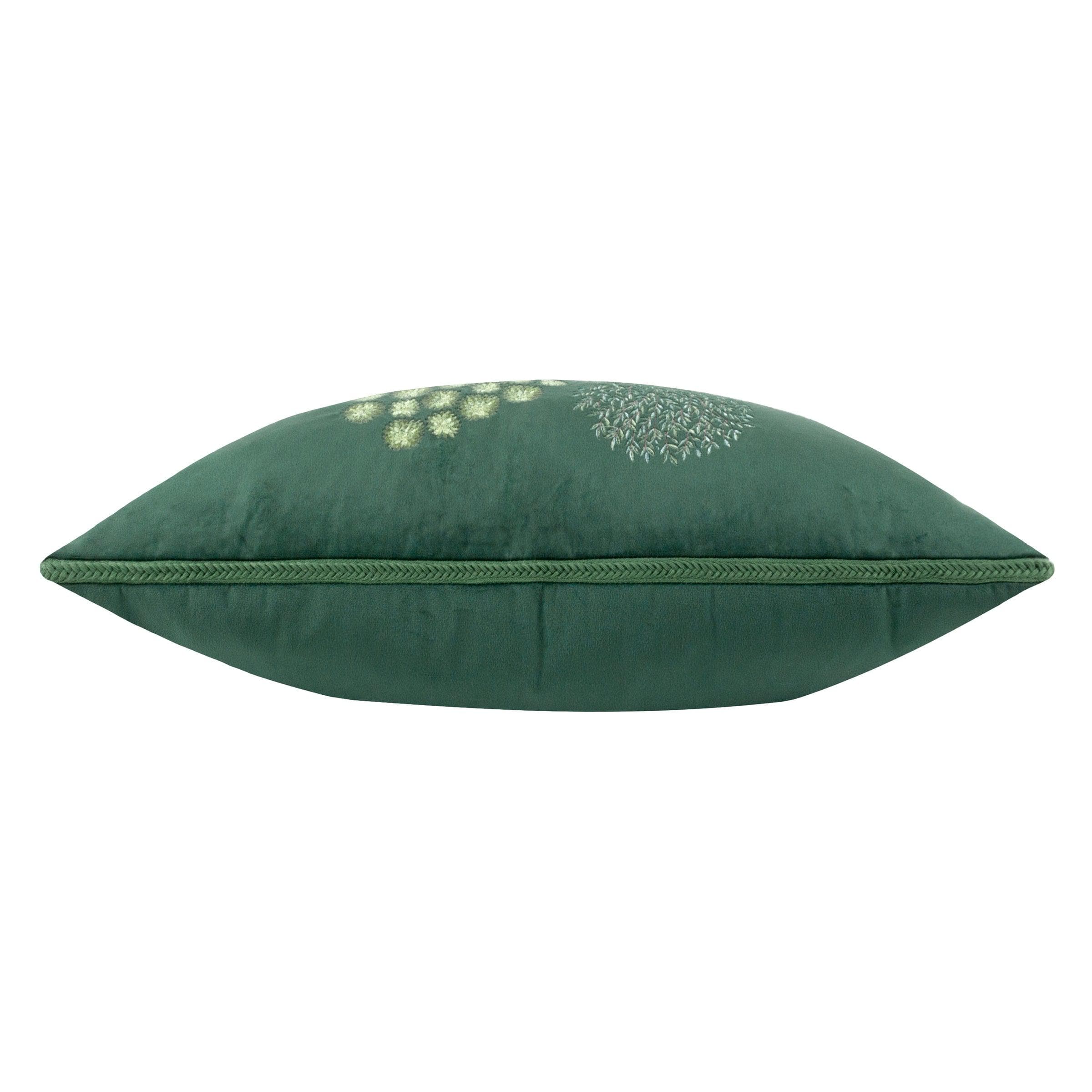 Morris & Co (Riva Home) Morris & Co Cushions Morris & Co Brook Embroidered Cushion Forest in Green