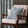 Morris & Co (Riva Home) Morris & Co Cushions Morris & Co Marigold Piped Jacquard Cushion in Indigo