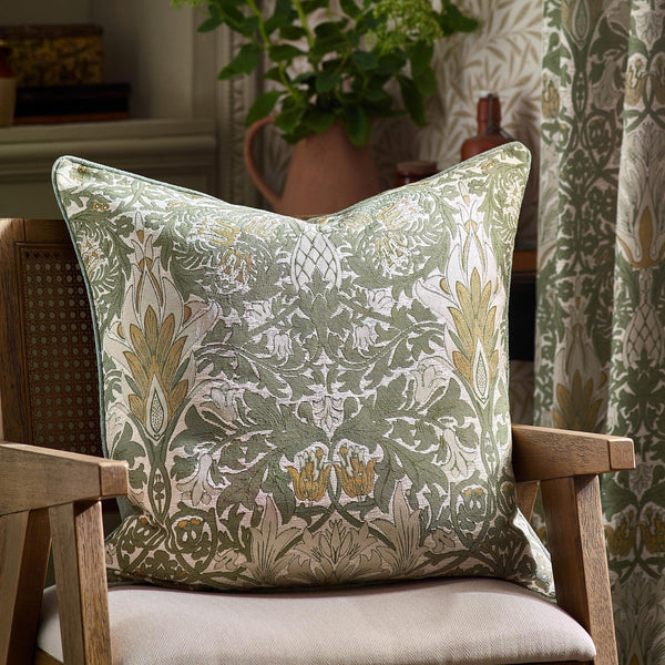 Morris & Co Snakeshead Chenille Cushion