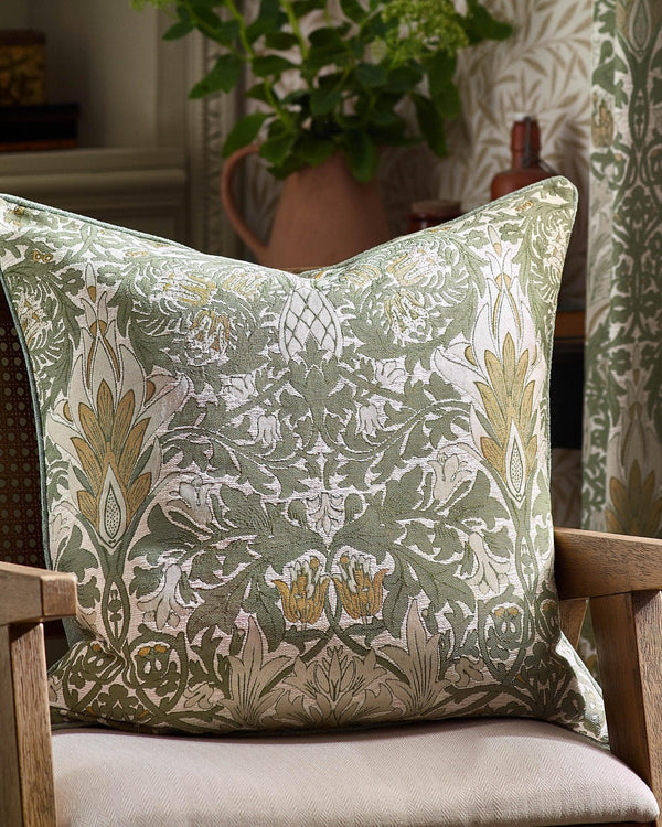 Morris & Co Snakeshead Chenille Cushion