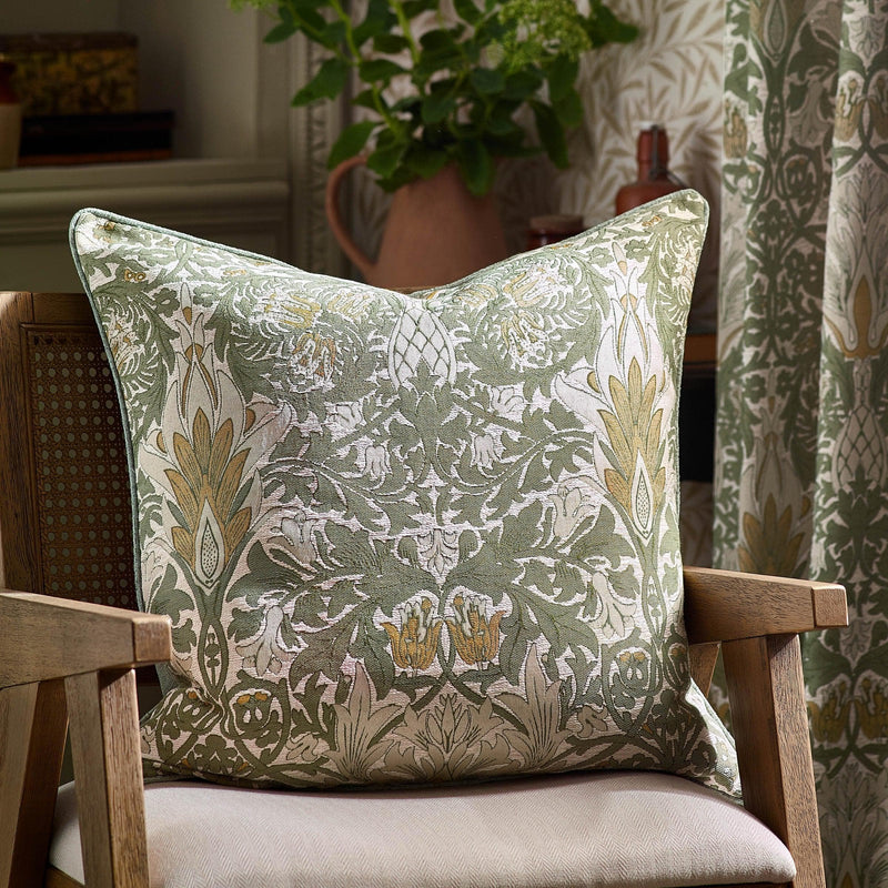 Morris & Co Snakeshead Chenille Cushion