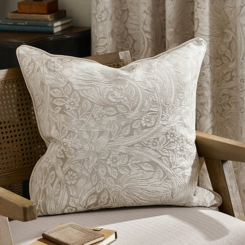 PIMPERNEL JACQUARD CUSHION Linen by Morris & Co