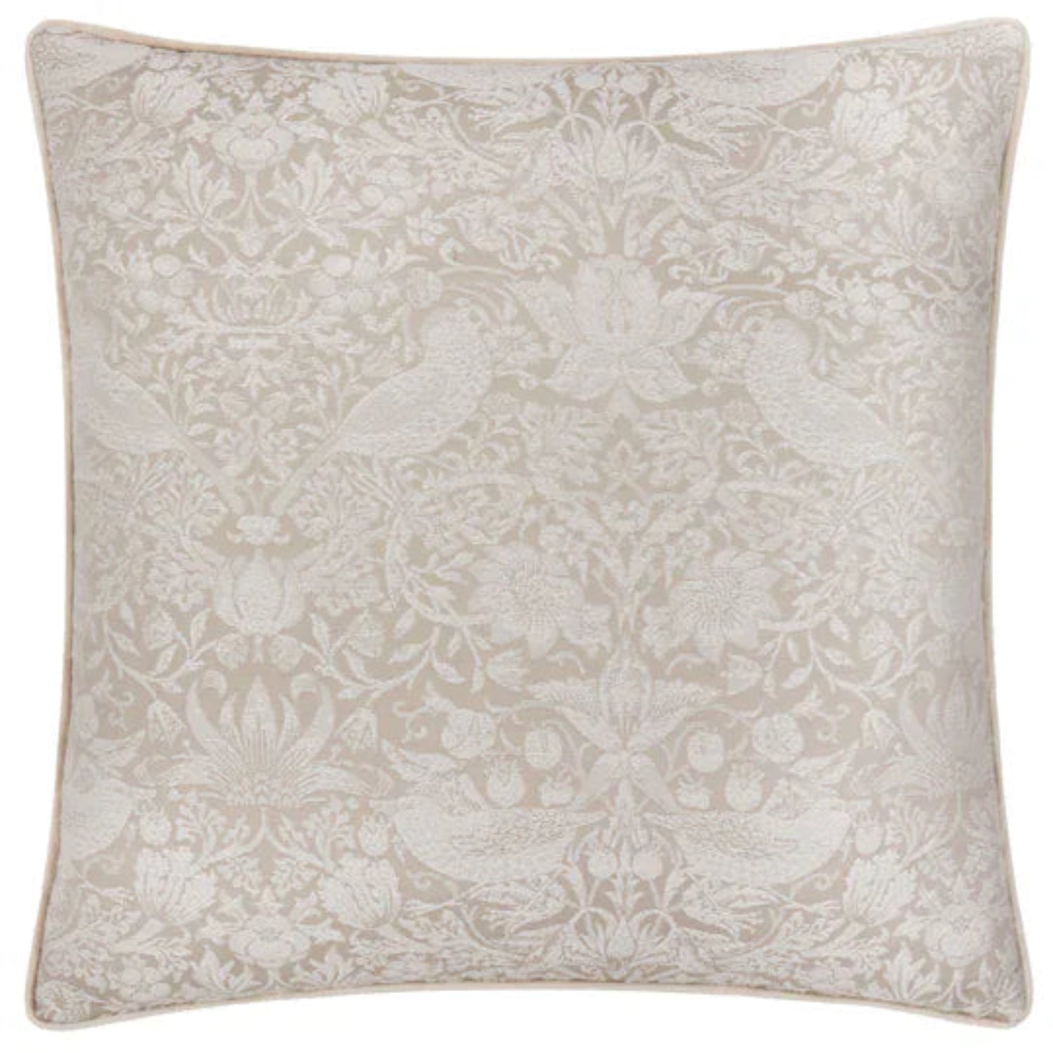 Morris & Co (Riva Home) Morris & Co Cushions STRAWBERRY THIEF CUSHION LINEN by Morris & Co