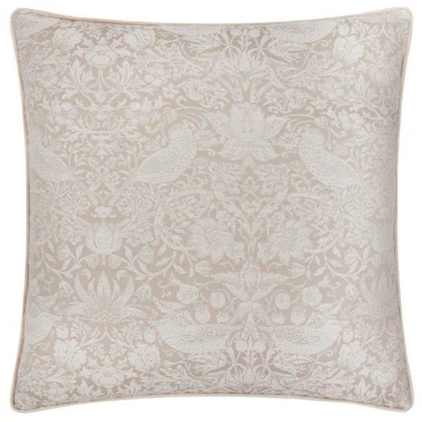 STRAWBERRY THIEF CUSHION LINEN by Morris & Co