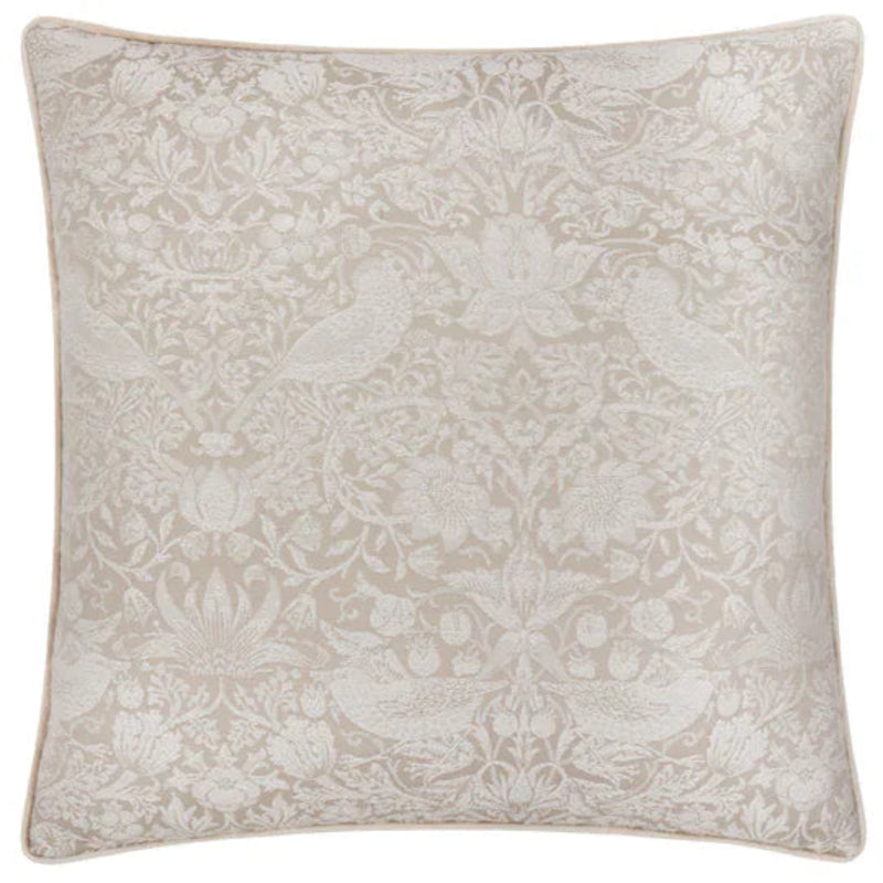 STRAWBERRY THIEF CUSHION LINEN by Morris & Co