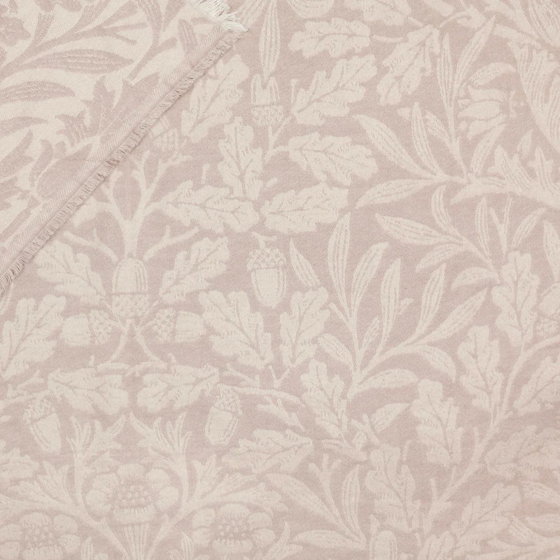ACORN TONAL JACQUARD THROW | Linen by Morris & Co