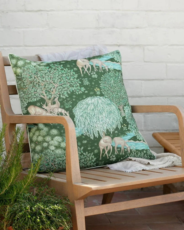 Morris & Co The Brook Printed Outdoor Cushion