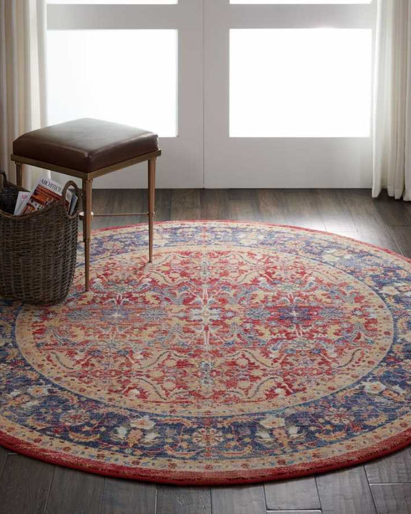 Ankara Global ANR02 Red Rug by Nourison Home