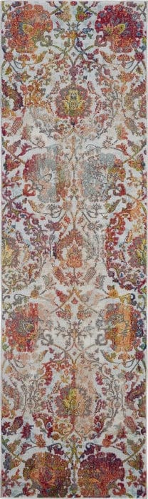 Nourison & Home Designer Rugs 183cm x 61cm / ANR06 Ivory/Orange Rug Ankara Global Area Rug Collection by Nourison and Home