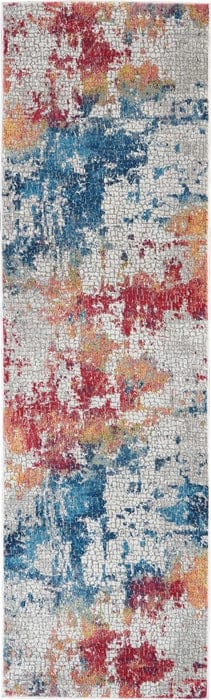 Nourison & Home Designer Rugs 183cm x 61cm / ANR10 Multicolour Ankara Global Area Rug Collection by Nourison and Home
