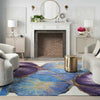 Nourison & Home Designer Rugs 226cm x 168cm / PRS32   BLUE GOLD Prismatic Area Rug Collection by Nourison