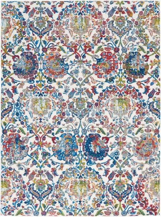 Nourison & Home Designer Rugs 229cm x 160cm / ANR06 Ivory/Blue Rug Ankara Global Area Rug Collection by Nourison and Home