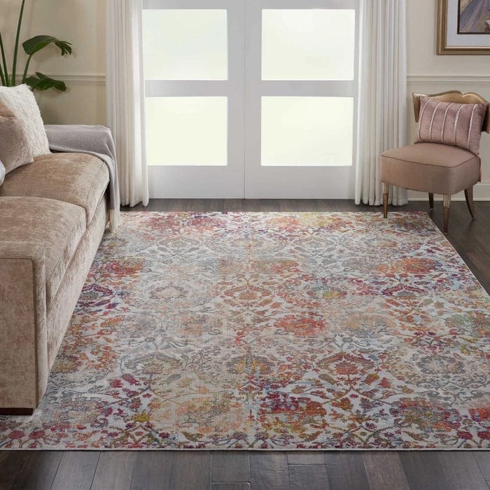 Nourison & Home Designer Rugs 361cm x 269cm / ANR06 Ivory/Orange Rug Ankara Global Area Rug Collection by Nourison and Home