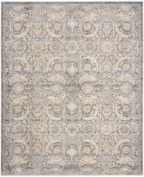 Nourison & Home Designer Rugs 5'3" x 7'10" (160cm x 239cm) / Charcoal Multicolour ANTIQUE FUSION AREA RUG by Nourison