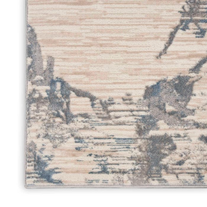 Nourison & Home Designer Rugs Calvin Klein ENCHANTING ECH01   IVORY/GREY/BLUE by Nourison & Home