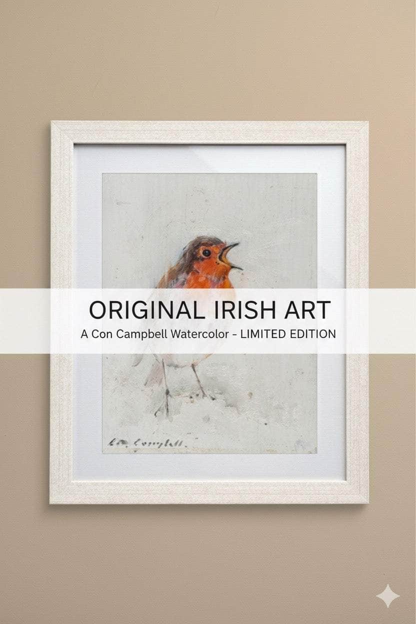 Original Irish Art Print CHICK BY CON CAMPBELL | OPEN EDITION PRINT | FRAMED
by Con Campbell
