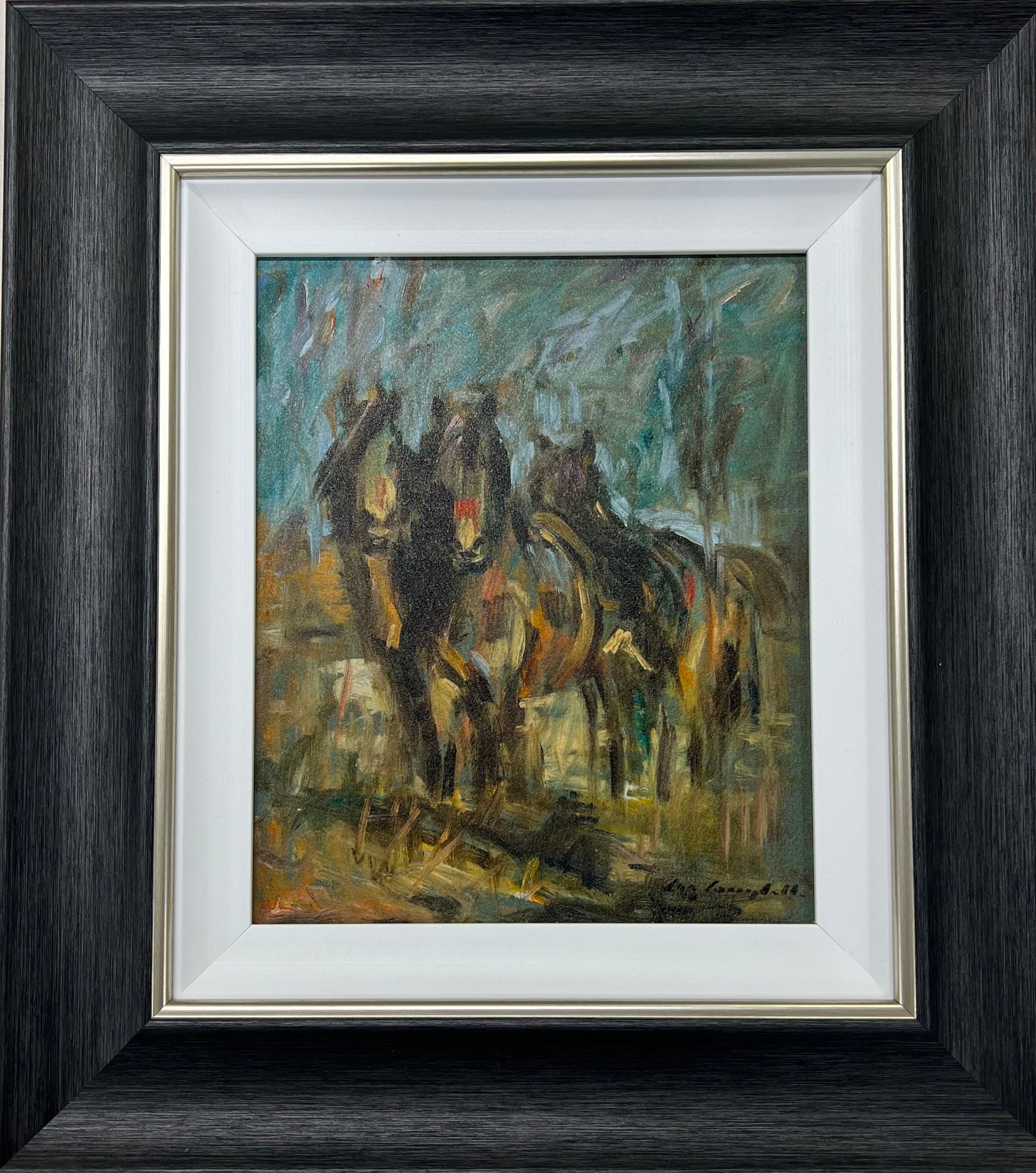 Original Irish Art Print Con Campbell CC057 Horses by Original Irish Art