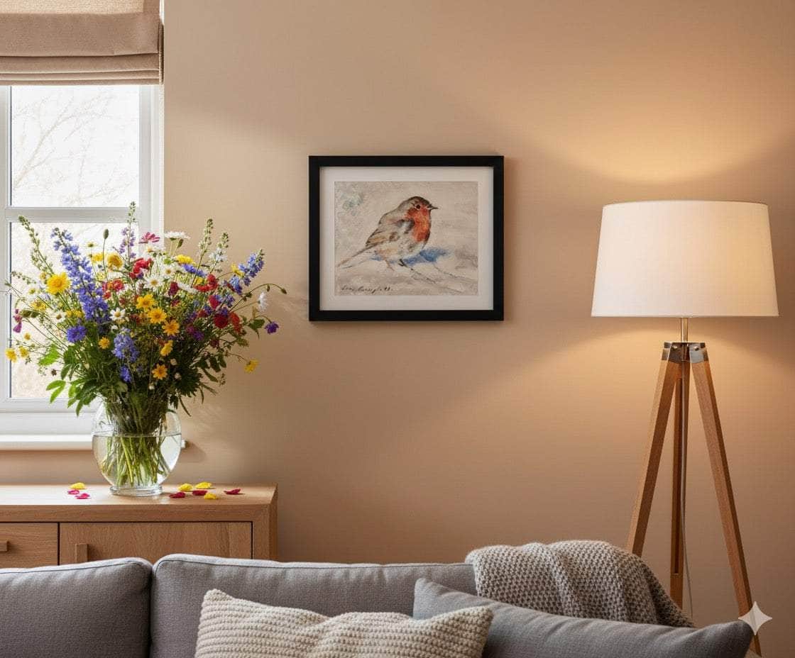 Original Irish Art Print LITTLE ROBIN BY CON CAMPBELL | LIMITED EDITION PRINT | FRAMED
by Con Campbell