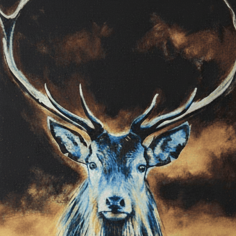 MAJESTIC STAG FRAMED ART PRINT by Original Irish Art