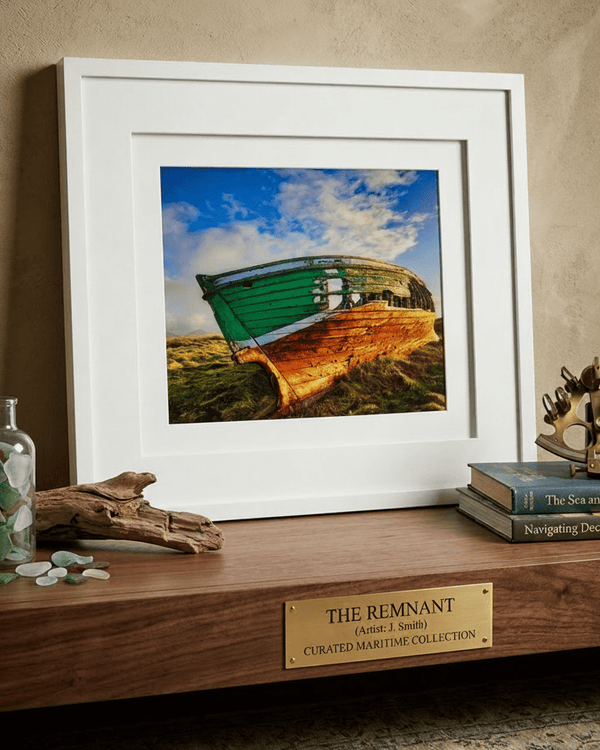 THE REMNANT WHITE FRAMED PRINT by Original Irish Art