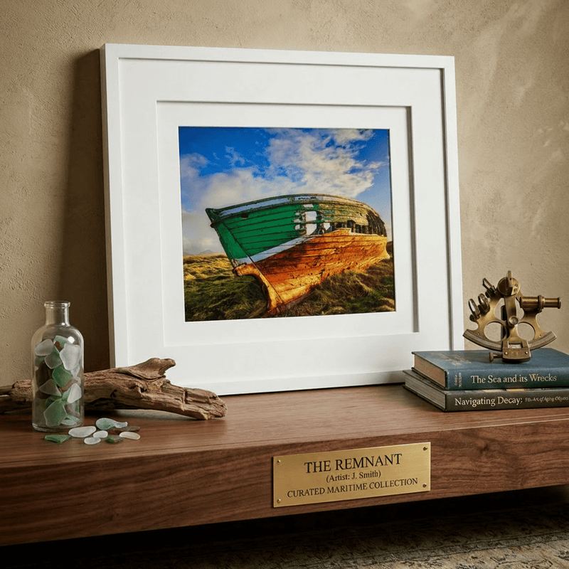 THE REMNANT WHITE FRAMED PRINT by Original Irish Art