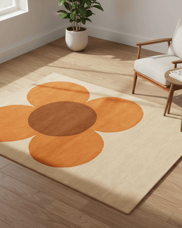 ORLA KIELY FLOWER PLACEMENT AREA RUG  by Brink and Campman
