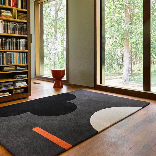 Orla Kiely (Brink & Campman) Designer Rugs Orla Kiely Design - Geo Flower Wool Rug (available in 2 colours) by Brink & Campman