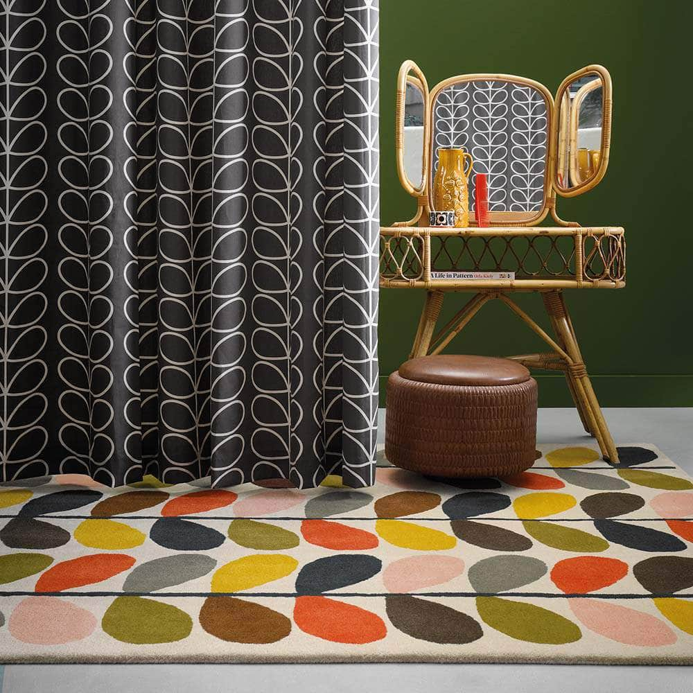 Orla Kiely (Brink & Campman) Designer Rugs Orla Kiely Design - Multi Stem Wool Rug (available in 3 colours) by Brink & Campman