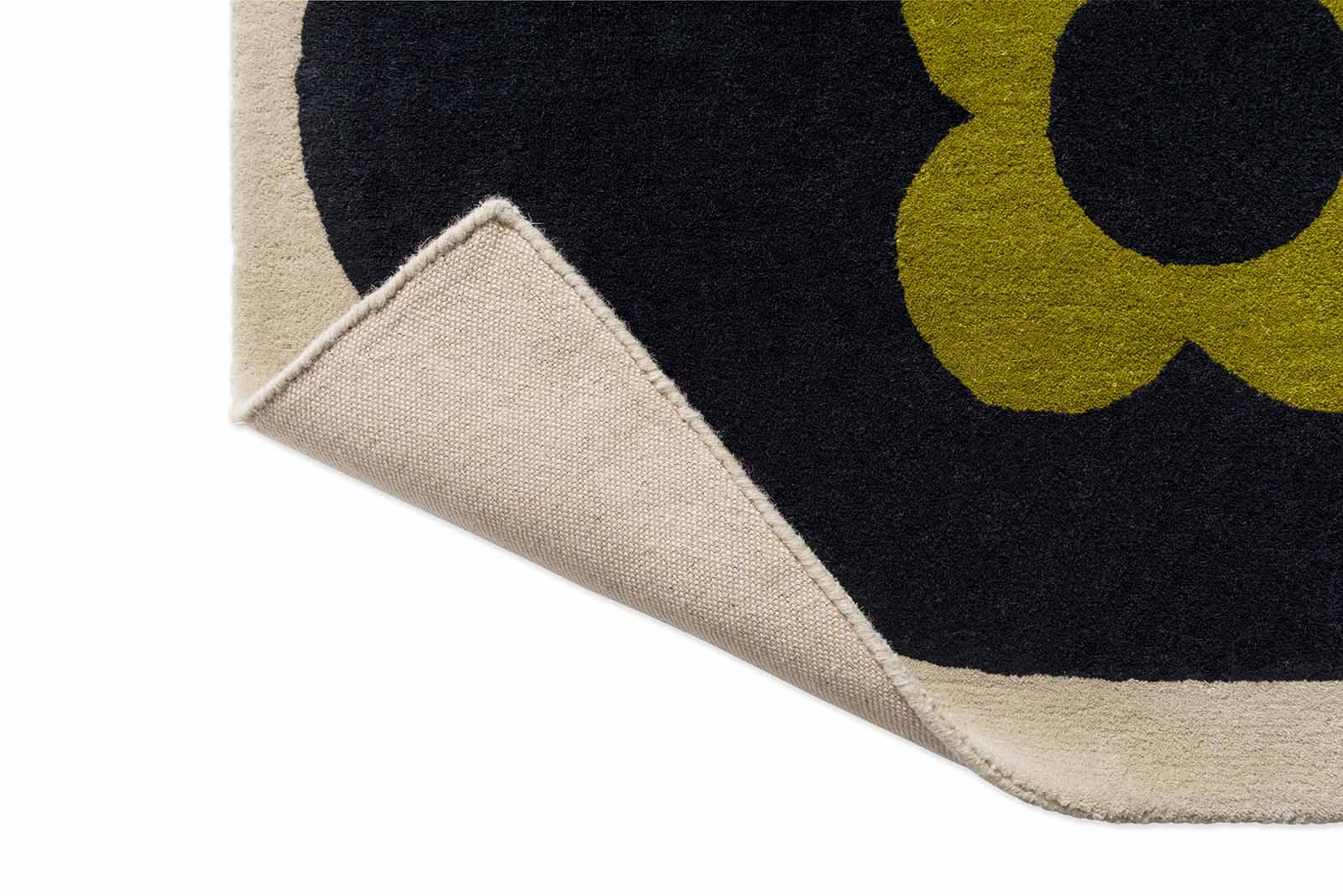 Orla Kiely (Brink & Campman) Designer Rugs Orla Kiely Design - Wild Rose Fawn Wool Rug by Brink & Campman