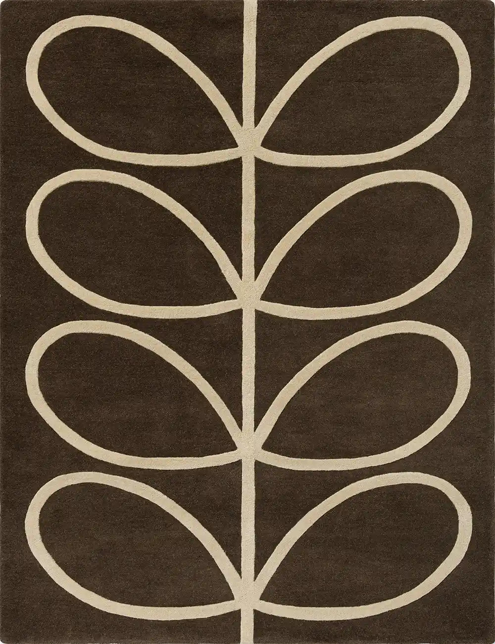 Orla Kiely (Brink & Campman) Designer Rugs ORLA KIELY GIANT LINEAR STEM AREA RUG  by Brink and Campman