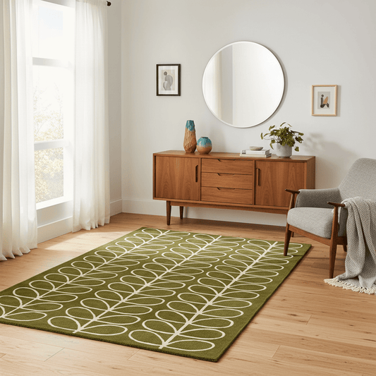 Orla Kiely (Brink & Campman) Designer Rugs ORLA KIELY LINEAR STEM AREA RUG  by Brink and Campman