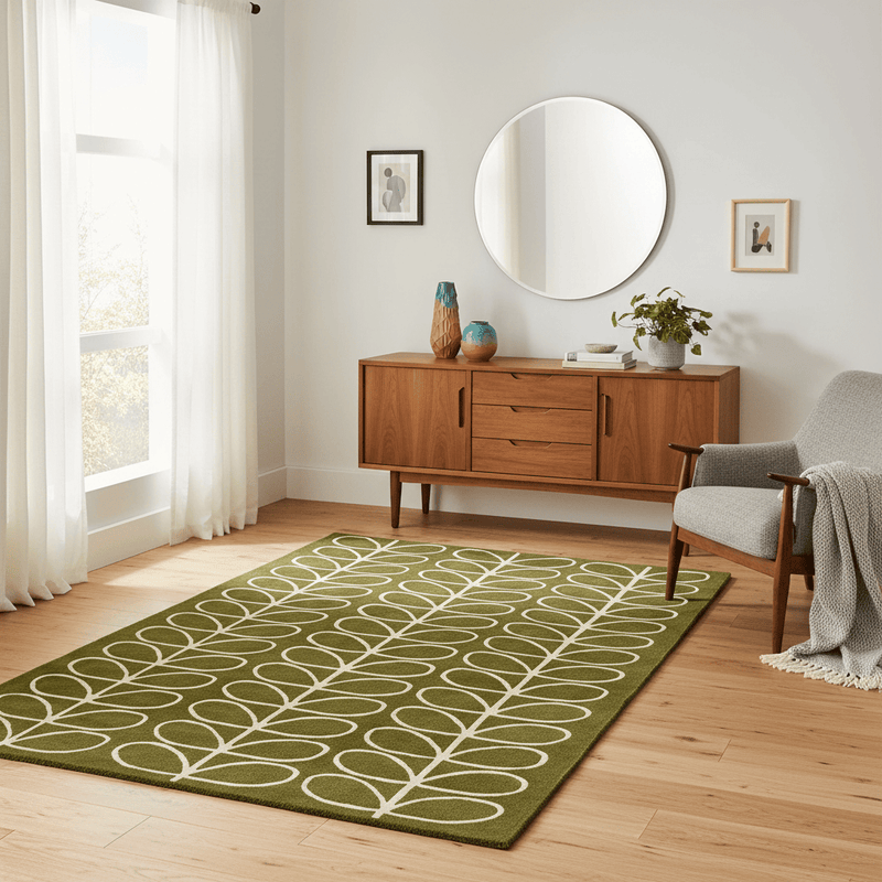 ORLA KIELY LINEAR STEM AREA RUG  by Brink and Campman