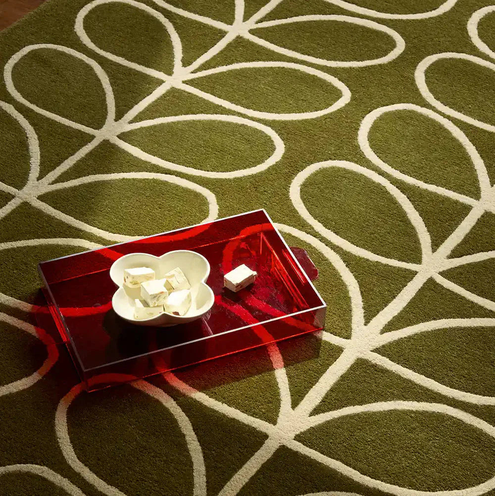 Orla Kiely (Brink & Campman) Designer Rugs ORLA KIELY LINEAR STEM AREA RUG  by Brink and Campman