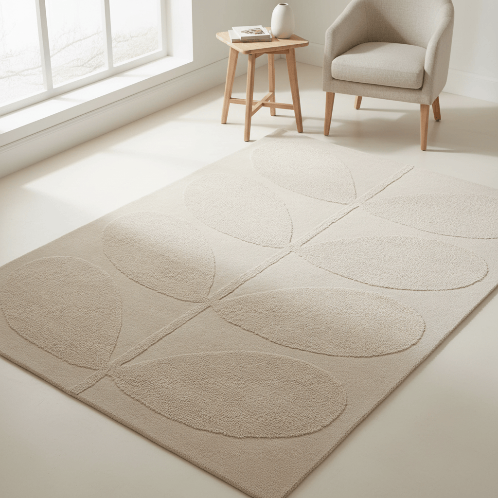Orla Kiely (Brink & Campman) Designer Rugs ORLA KIELY SOLID STEM AREA RUG  by Brink and Campman