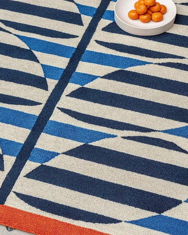 ORLA KIELY INDOOR OUTDOOR STRIPY STEM AREA RUG  by Brink and Campman