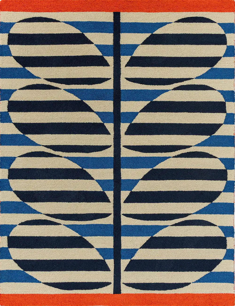 Orla Kiely (Brink & Campman) Outdoor Rugs ORLA KIELY INDOOR OUTDOOR STRIPY STEM AREA RUG  by Brink and Campman