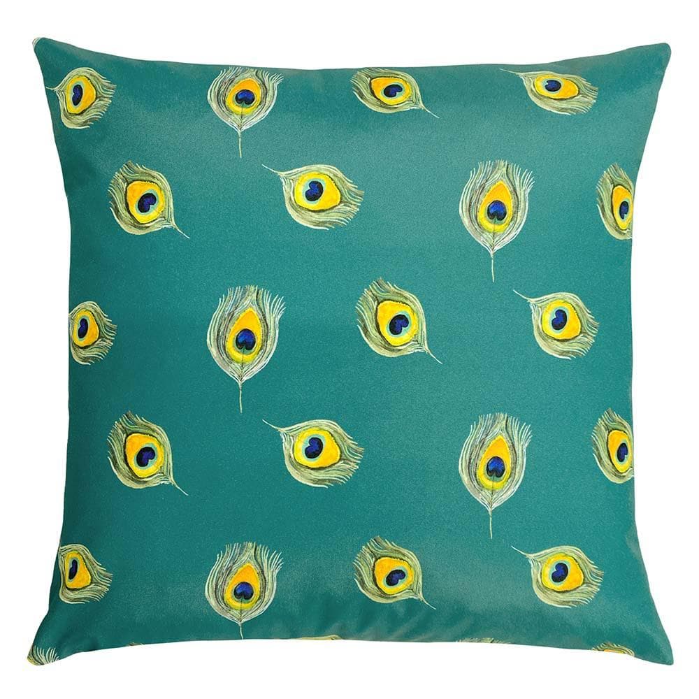 Paoletti Outdoor Cushion Peacock Outdoor Cushion in Blush