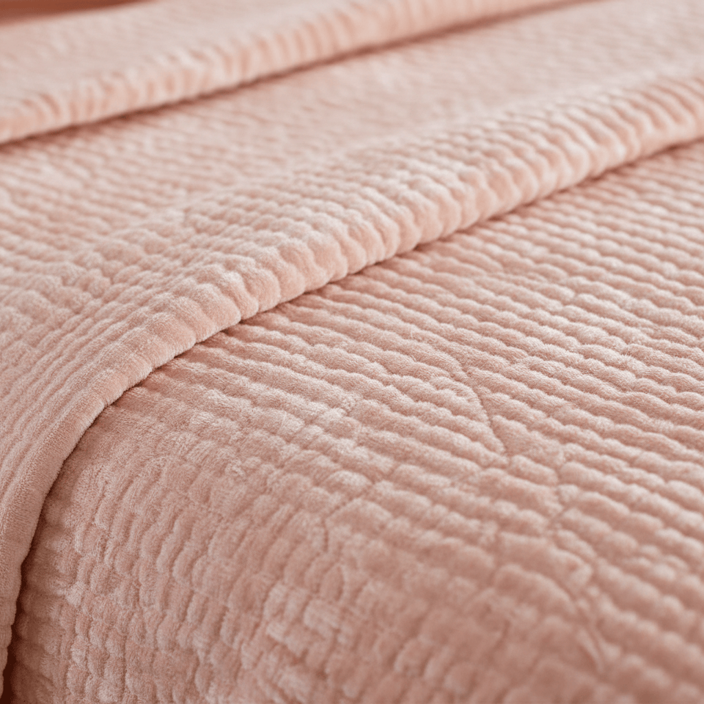 Paoletti (Riva Home) Bedspread/Throw PAOLETTI BROOKLANDS BEDSPREAD BLUSH by Paoletti