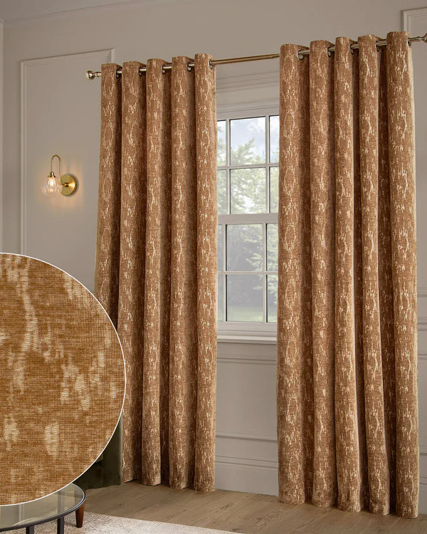 AURELIO CHENILLE LINED EYELET CURTAINS
by Paoletti