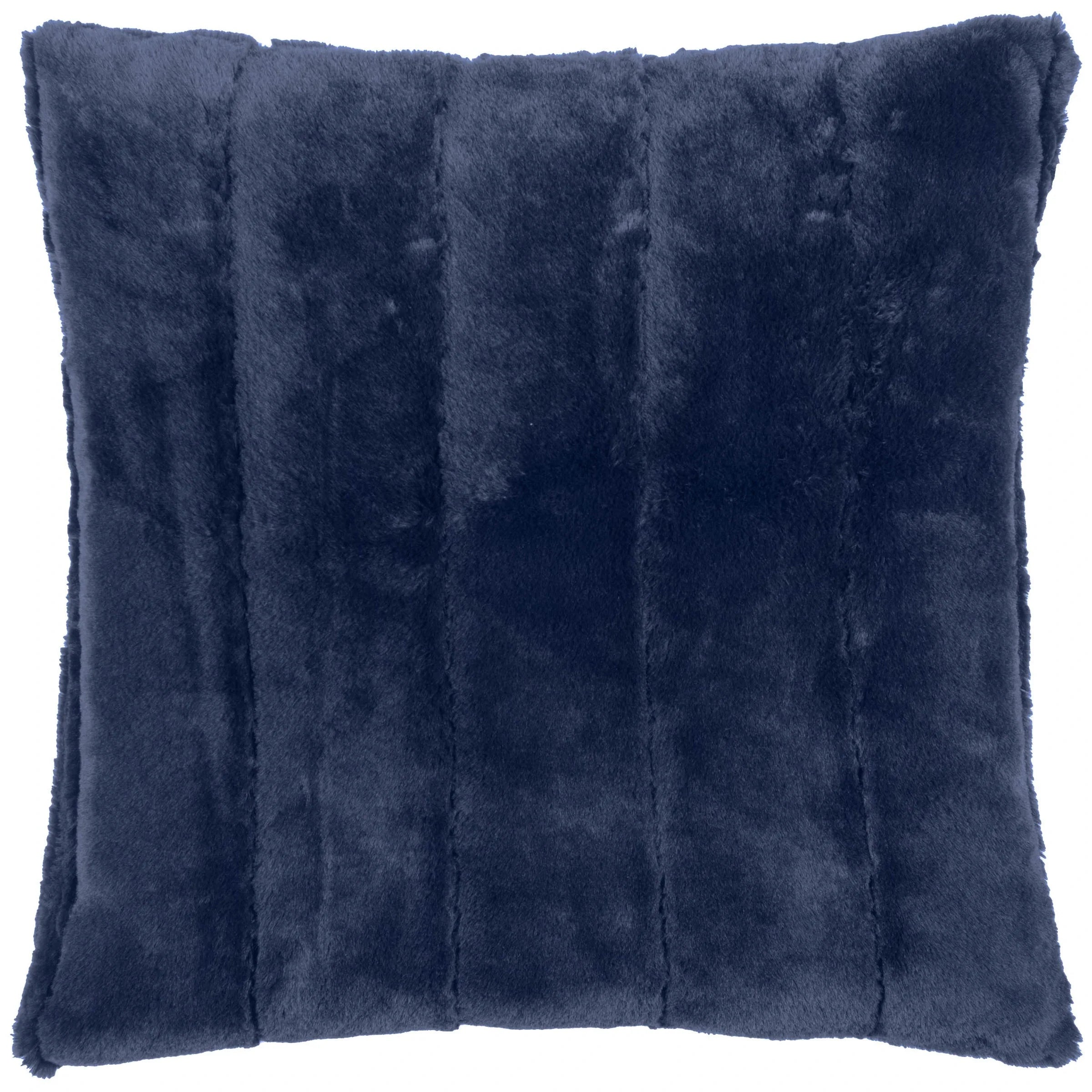 Paoletti (Riva Home) Cushions 45x45cm / Navy Empress Super Soft Faux Fur Feather Filled Cushion by Paoletti